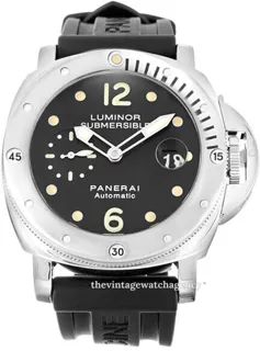 Panerai Luminor PAM 00024 44mm polished steel Black