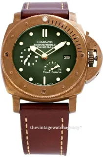 Panerai Luminor PAM 00507 47mm brushed/polished bronze green