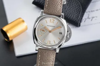 Panerai Luminor PAM 01248 38mm Stainless steel Silver