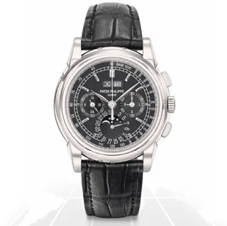 Patek Philippe Grand Complications Perpetual Calendar Chronograph 5970P-001 40mm Platinum Black