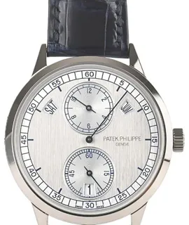 Patek Philippe Annual Calendar Regulator 5235G-001 40.5mm White gold Silver