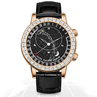 Patek Philippe Celestial 6104R-001 44mm Rose gold Black