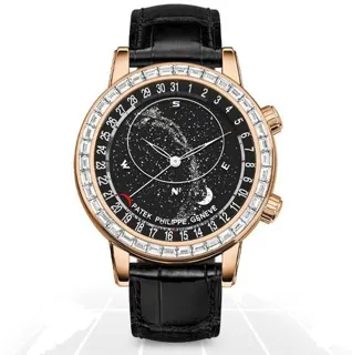 Patek Philippe Celestial 6104R-001 44mm Rose gold Black