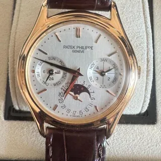 Patek Philippe Perpetual Calendar 3940R 36mm Rose gold Silver