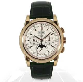 Patek Philippe Perpetual Calendar Chronograph 5970R-001 40mm Rose gold Silver