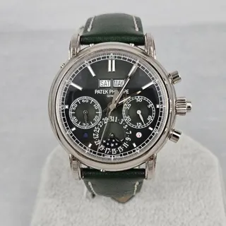 Patek Philippe Perpetual Calendar Split-Seconds Chronograph 5204G-001 40mm White gold Green