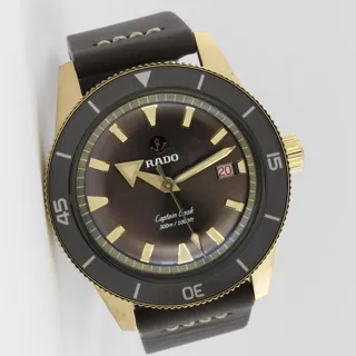 Rado Captain Cook R32504306 42mm Bronze and Ceramic and Titanium Brown