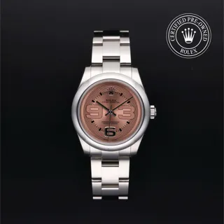 Rolex Oyster Perpetual 177200 Stainless steel Pink