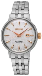 Seiko Presage SRE009J1 28mm Stainless steel White