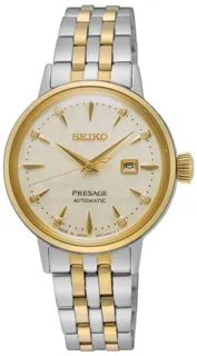 Seiko Presage SRE010J1 28mm Stainless steel Golden