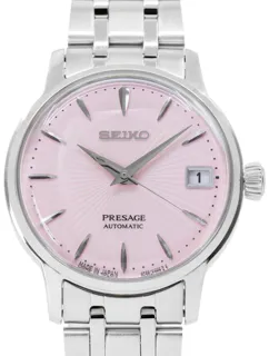 Seiko Presage SRP839J1 33mm Stainless steel pink