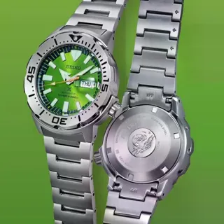 Seiko Prospex SRPL41K1 49.5mm Stainless steel Green