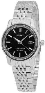 Seiko King Seiko SJE091J1 Stainless steel Black