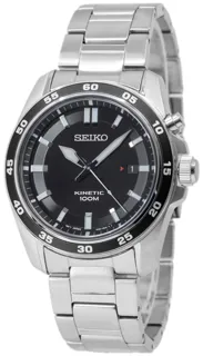 Seiko Kinetic SKA785P1 42mm Stainless steel Black