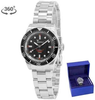 Squale 1545 1545BKBKC.AC Stainless steel Black