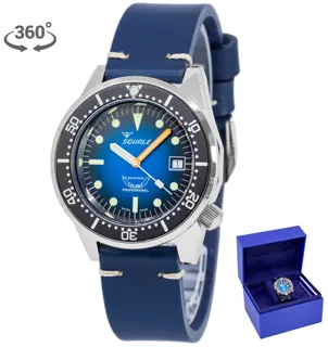 Squale 1521 1521PROFD.PB Stainless steel Blue