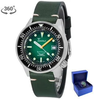 Squale 1521 Green Ray 1521PROFGR.PVE Stainless steel Green