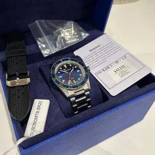 Squale SUB-39GMTB.BR22 40.5mm Stainless steel Blue