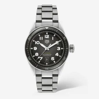 TAG Heuer Autavia WBE5114.EB0173 42mm Stainless steel Black