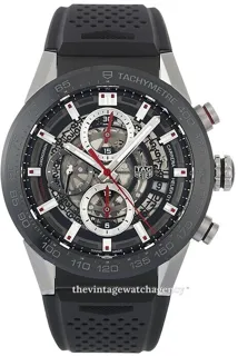 TAG Heuer Carrera CAR201V.FT6046 43mm Ceramic and Stainless steel Skeletonized