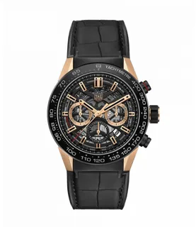 TAG Heuer Carrera CBG2A50.FC6450 Yellow gold and Stainless steel Black