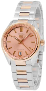 TAG Heuer Carrera WBN2350.BD0000 Yellow gold and Stainless steel pink