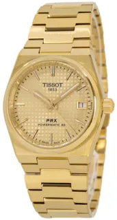 Tissot Powermatic 80 T137.207.33.021.00 35mm Stainless steel Golden