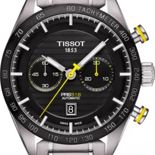 Tissot PRS 516 T100.427.11.051.00 45mm Stainless steel Black