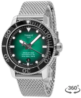 Tissot Seastar T120.407.11.091.00 Stainless steel Green