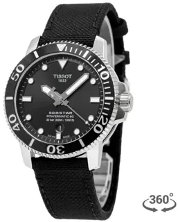 Tissot Seastar T120.407.17.051.00 Stainless steel Black