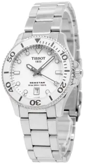 Tissot Seastar T120.210.11.011.00 Stainless steel White