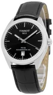 Tissot T-Classic T101.407.16.051.00 39mm Stainless steel Black