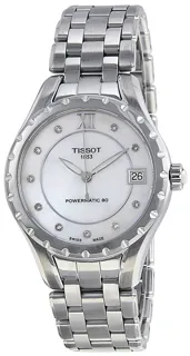 Tissot T-Lady Powermatic 80 T0722071111600 Stainless steel White