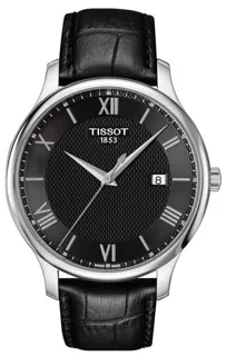 Tissot Tradition T063.610.16.058.00 42mm Stainless steel Black