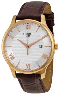 Tissot Tradition T0636103603800 Yellow gold and Stainless steel Silver