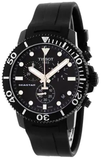 Tissot Seastar T120.417.37.051.02 Stainless steel and Black PVD Black