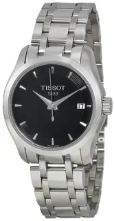 Tissot Couturier T035.210.11.051.00 Stainless steel Black