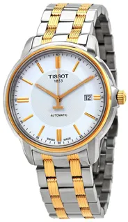 Tissot T-Classic T065.407.22.031.00 Yellow gold and Stainless steel White