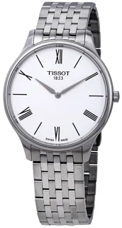 Tissot Tradition T063.409.11.018.00 Stainless steel White