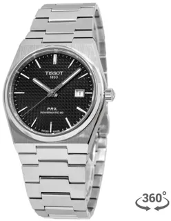 Tissot PRX Powermatic 80 T1374071105100 Stainless steel Black