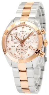 Tissot PR 100 T101.917.22.116.00 Yellow gold and Stainless steel White