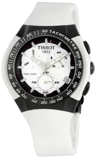 Tissot T-Tracx Chrono T010.417.17.111.01 Stainless steel White