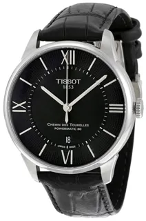 Tissot Chemin Des Tourelles T0994071605800 Stainless steel Black