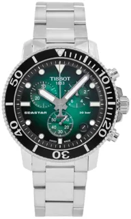 Tissot Seastar 1000 T1204171109101 45.5mm Stainless steel Green