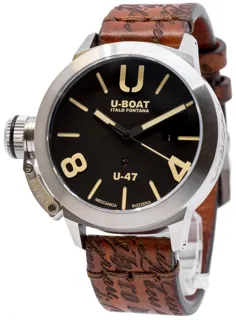 U-Boat Classico 8105 Stainless steel Black