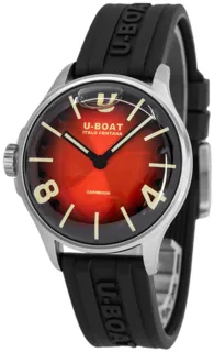 U-Boat Darkmoon 9500 Stainless steel Red