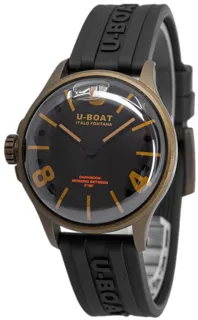 U-Boat Darkmoon 9549 Stainless steel Black