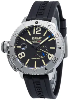 U-Boat Dive Watch 9007/A Stainless steel Black