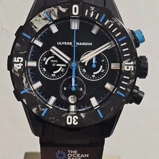 Ulysse Nardin Diver 1503-170LE-2A-TOR/3A 44mm Titanium and Black DLC Black