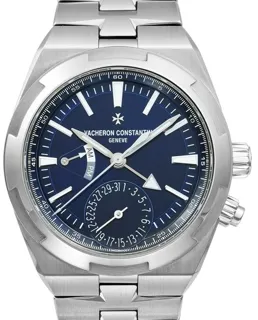 Vacheron Constantin Overseas Dual Time 7900V/110A-B334 41mm Stainless steel Blue